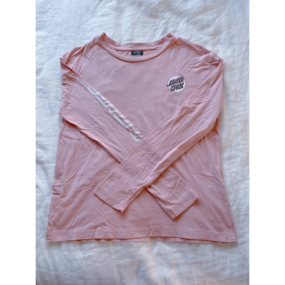 Santa Cruz pink long sleeve top